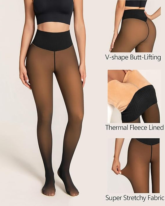 Fake translucent pantyhose